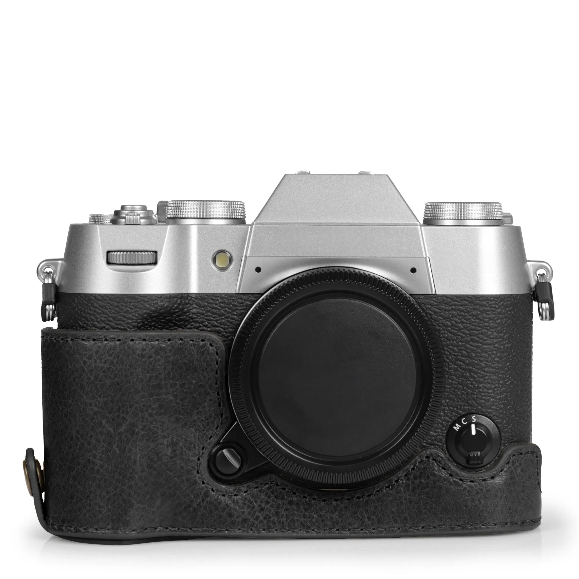 MegaGear Fujifilm X-T50 Ever Ready Genuine Leather Camera Half Case