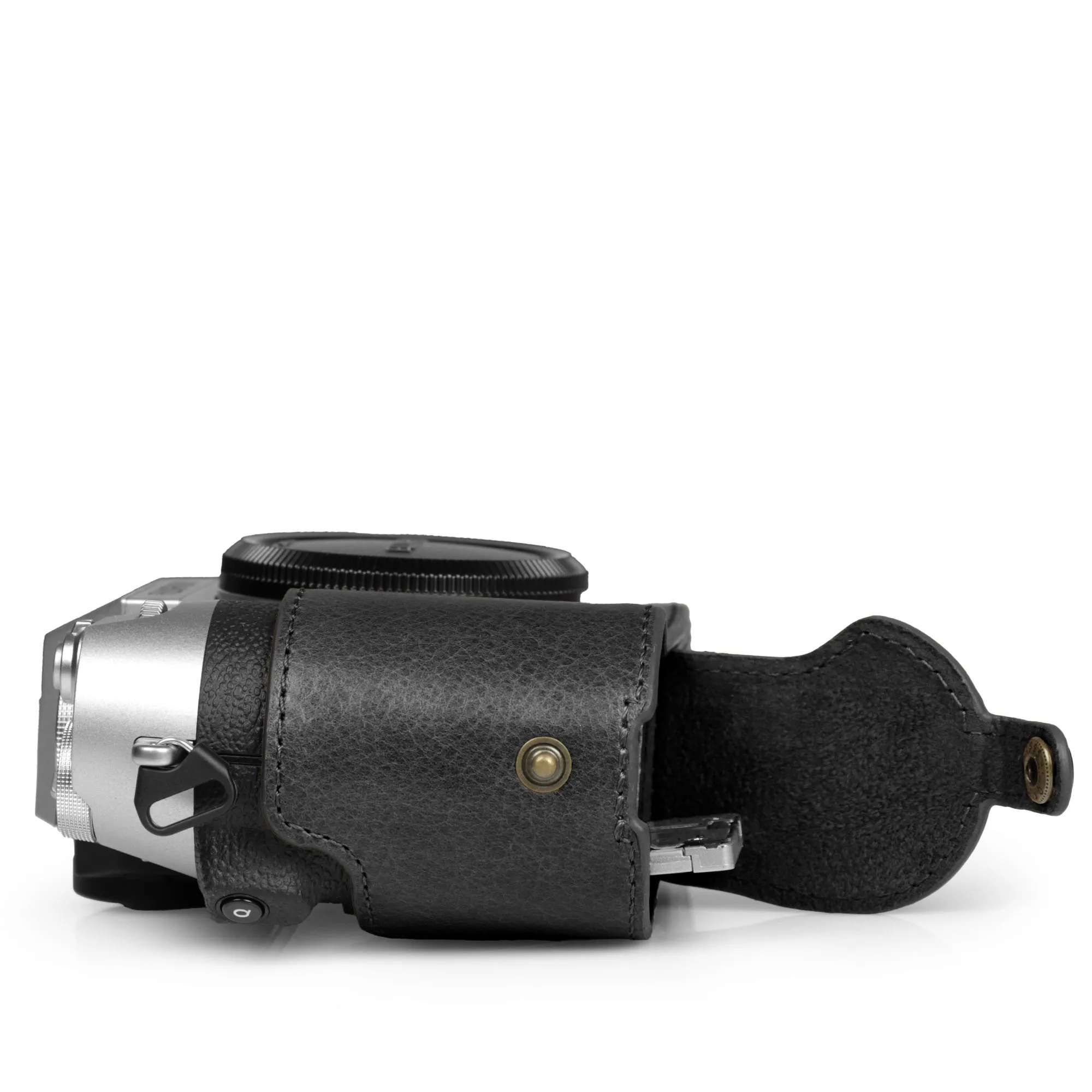 MegaGear Fujifilm X-T50 Ever Ready Genuine Leather Camera Half Case