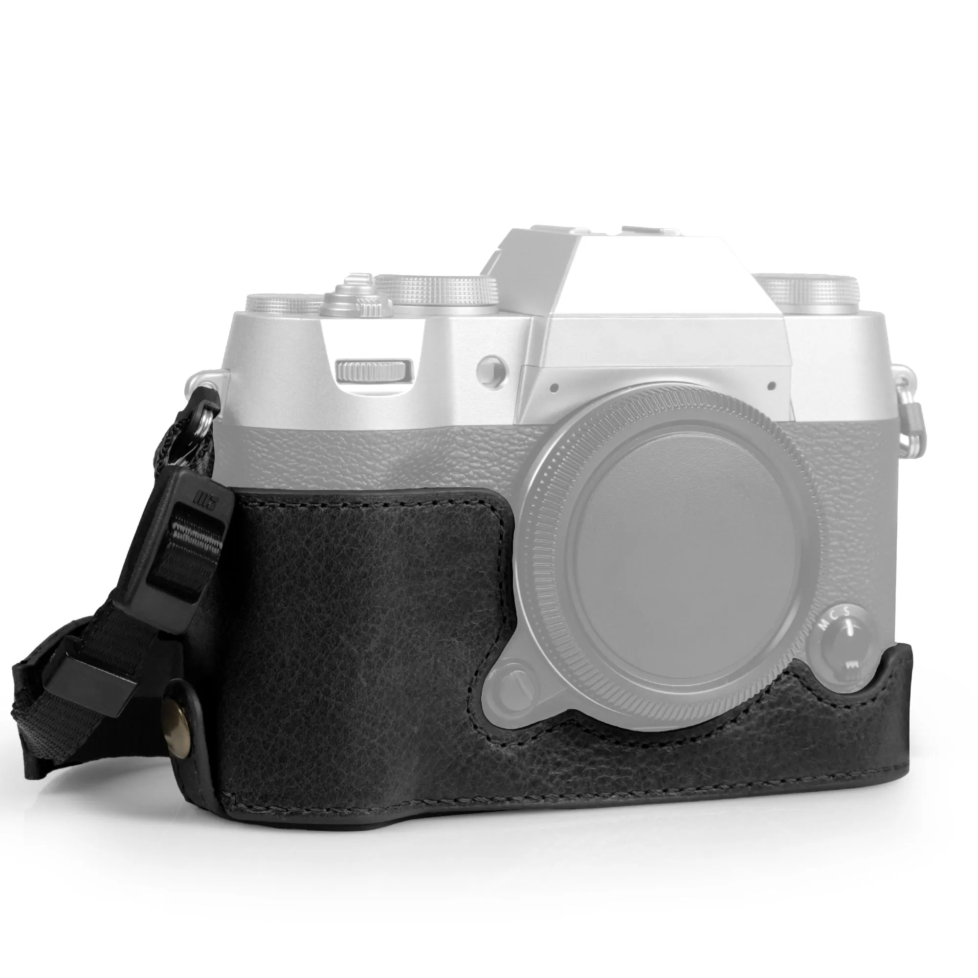 MegaGear Fujifilm X-T50 Ever Ready Genuine Leather Camera Half Case