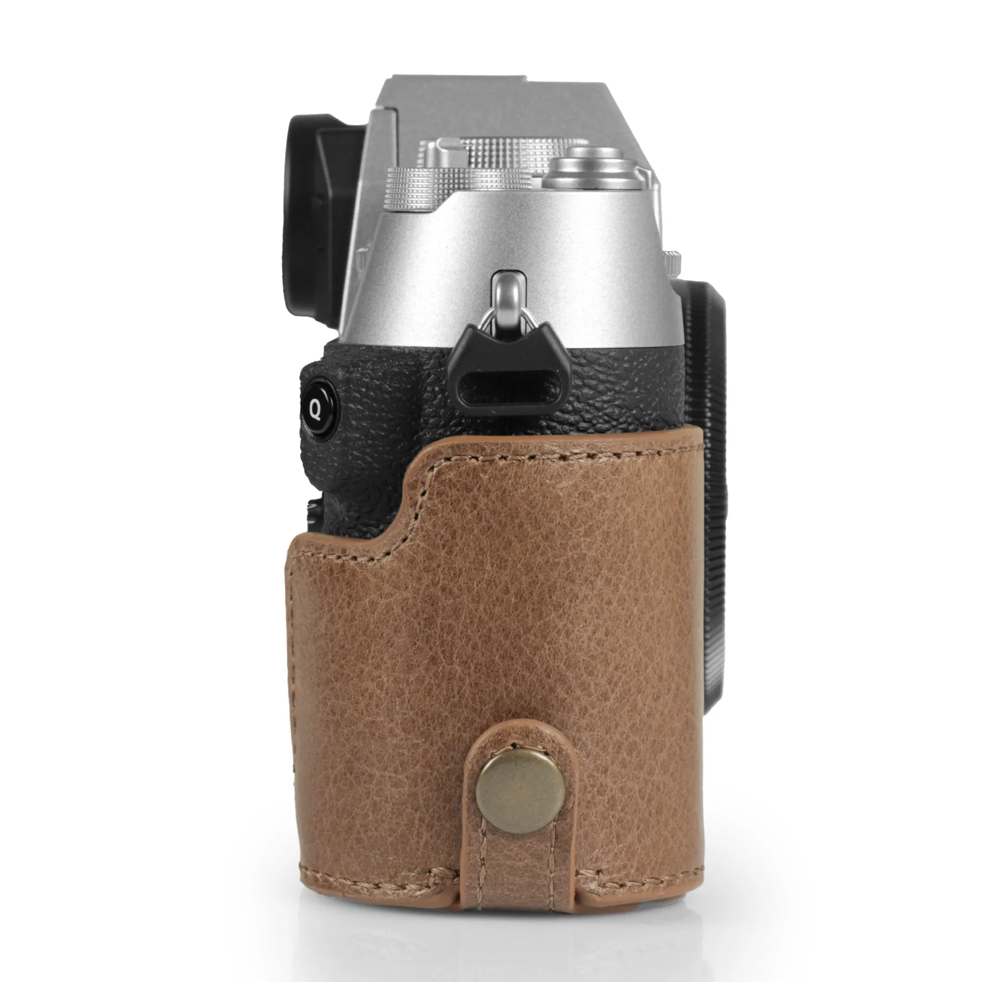 MegaGear Fujifilm X-T50 Ever Ready Genuine Leather Camera Half Case