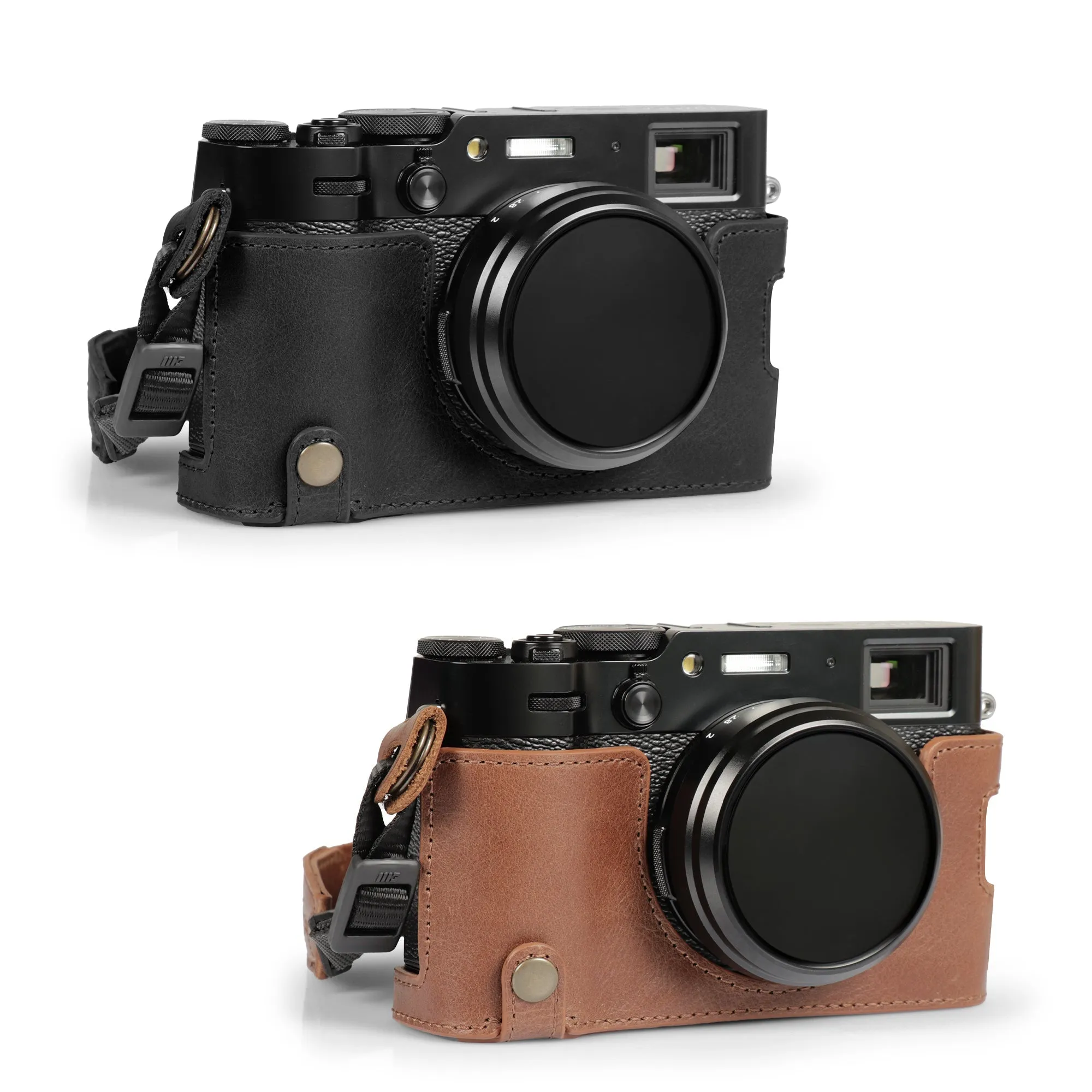 MegaGear Fujifilm X-T50 Ever Ready Genuine Leather Camera Half Case