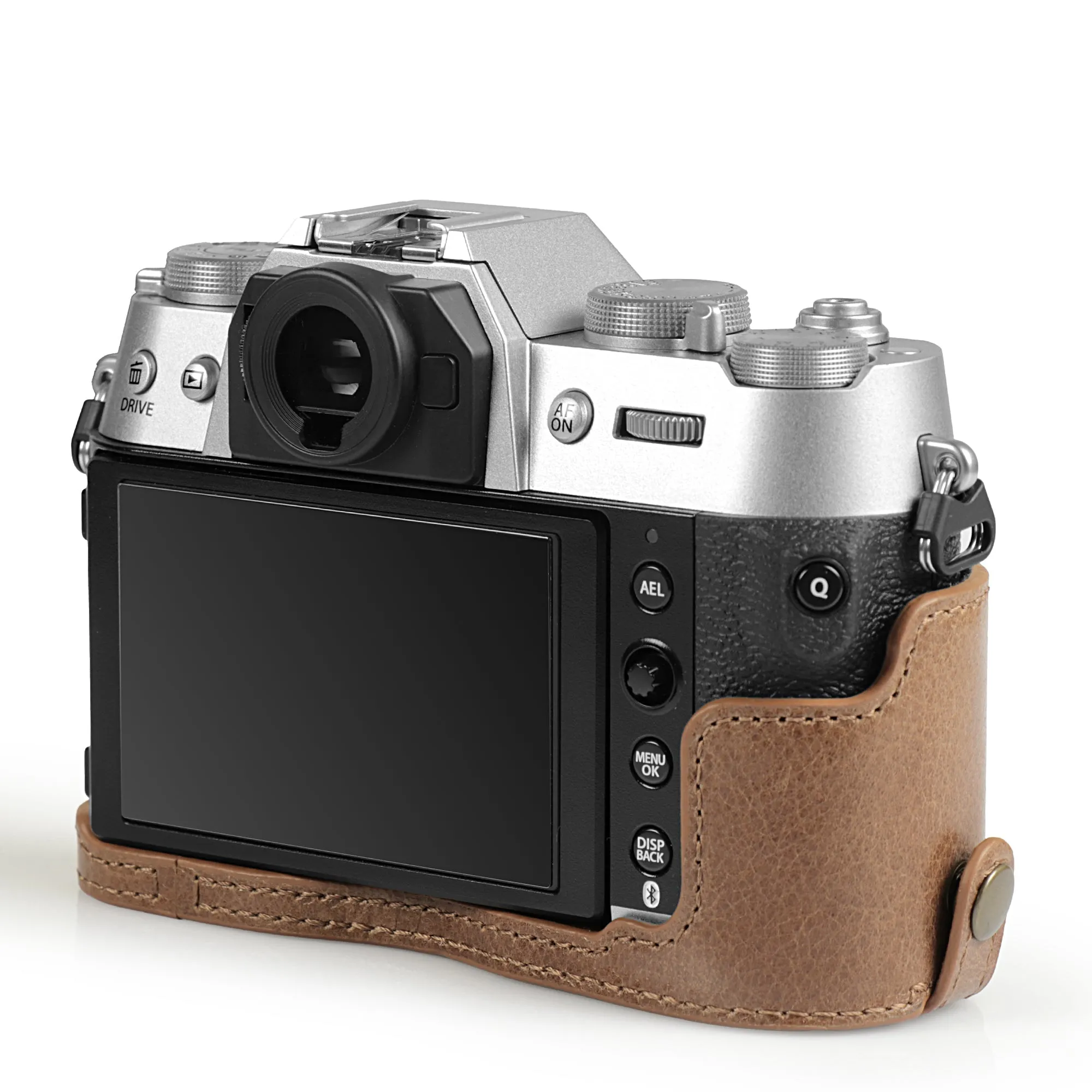 MegaGear Fujifilm X-T50 Ever Ready Genuine Leather Camera Half Case