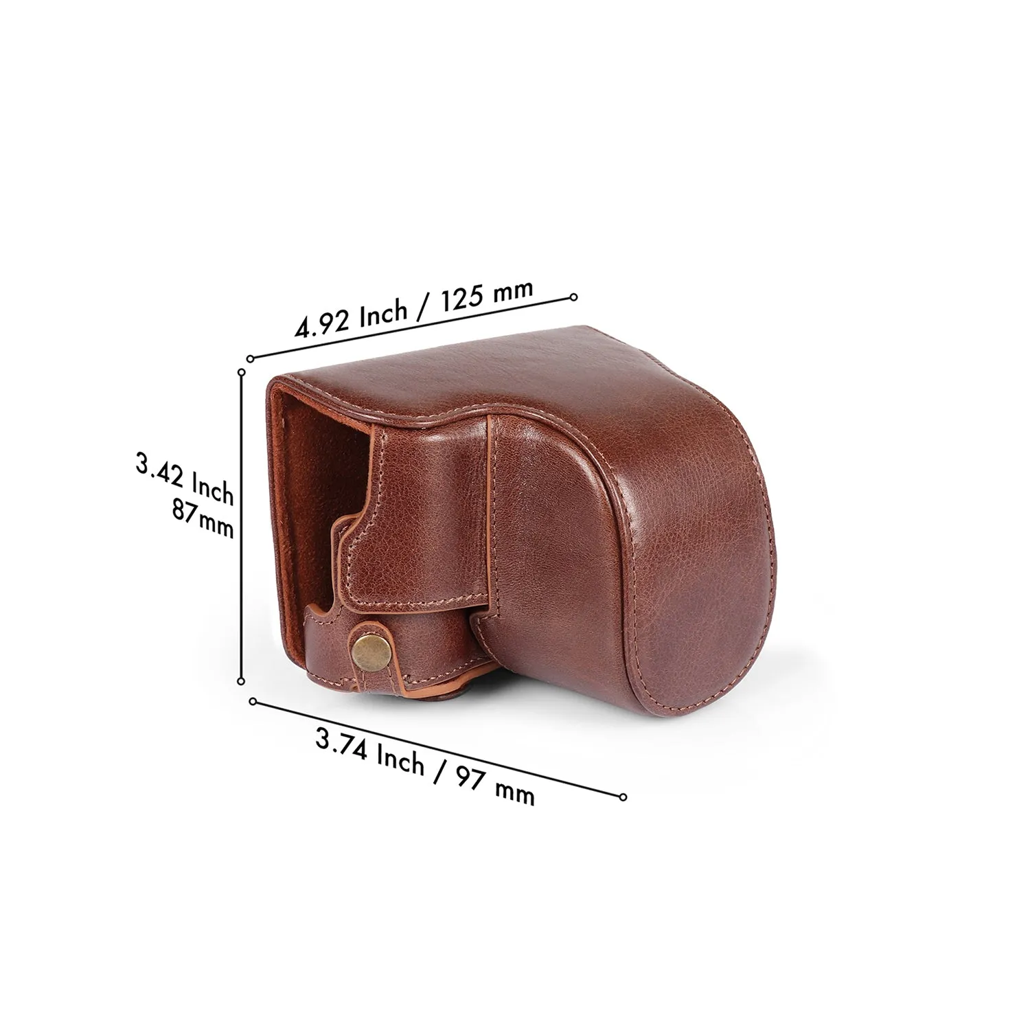 MegaGear Leica D-Lux 7 Ever Ready Top Grain Leather Camera Case and Strap