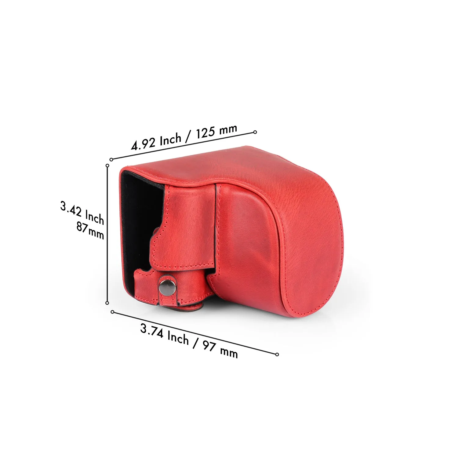 MegaGear Leica D-Lux 7 Ever Ready Top Grain Leather Camera Case and Strap