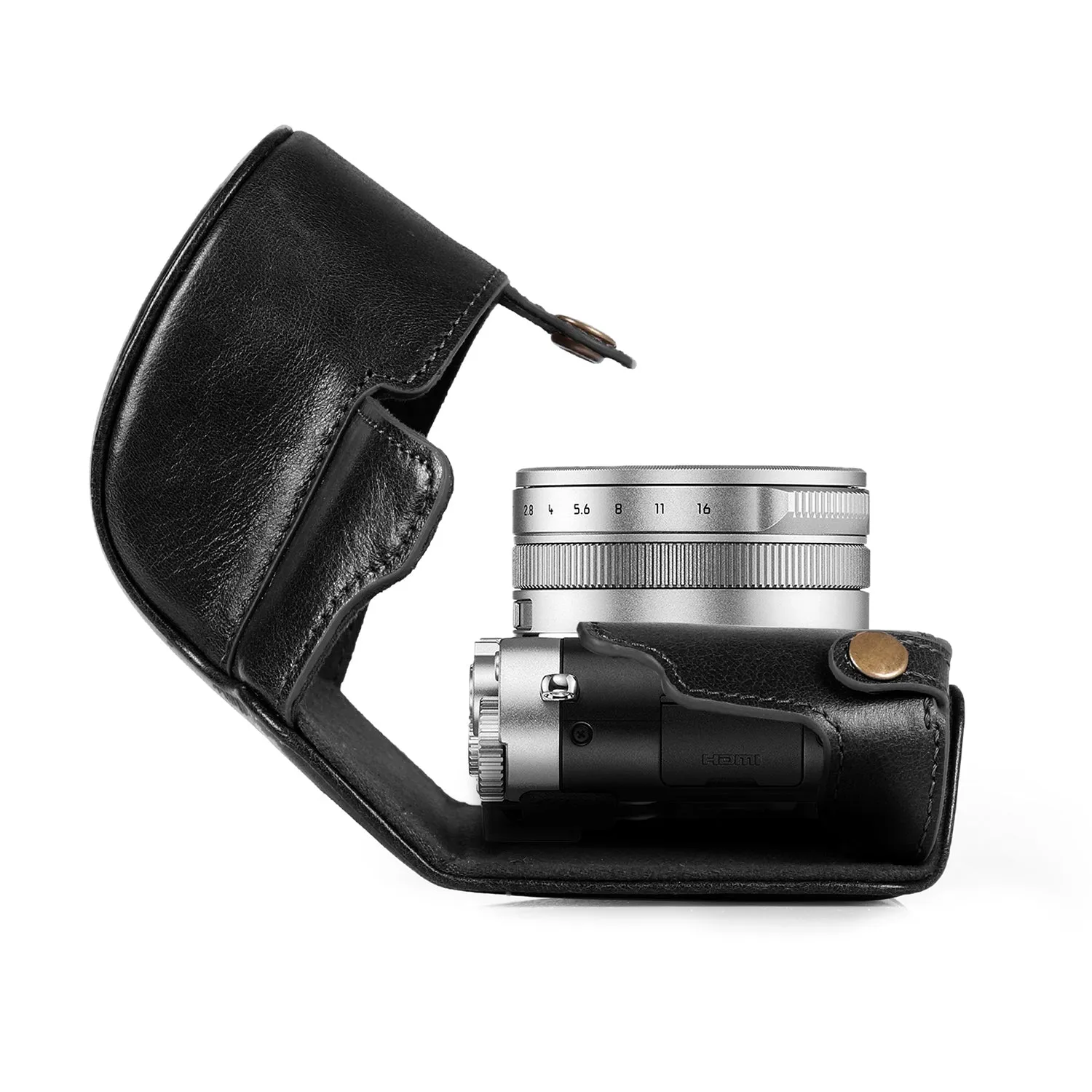 MegaGear Leica D-Lux 7 Ever Ready Top Grain Leather Camera Case and Strap