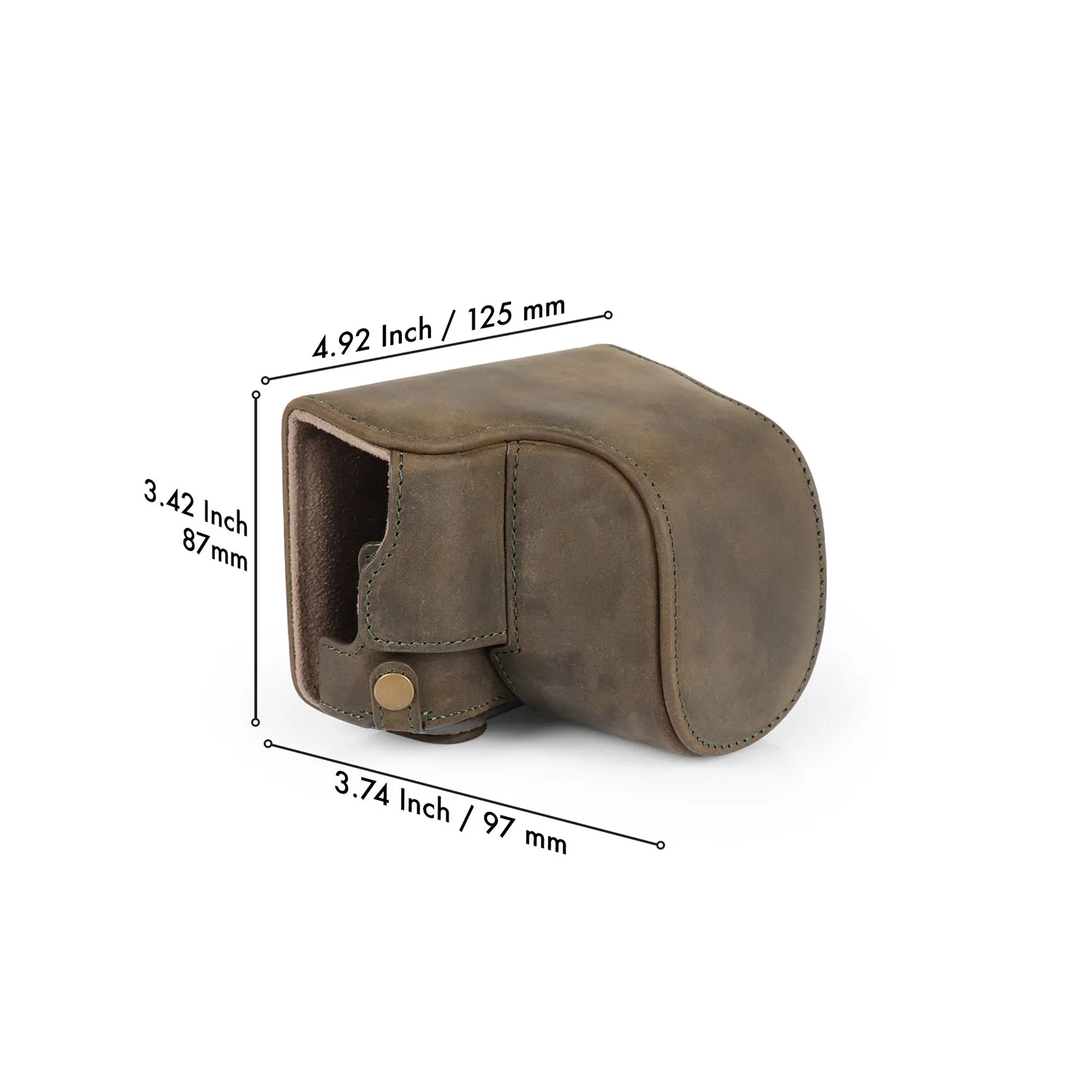 MegaGear Leica D-Lux 7 Ever Ready Top Grain Leather Camera Case and Strap