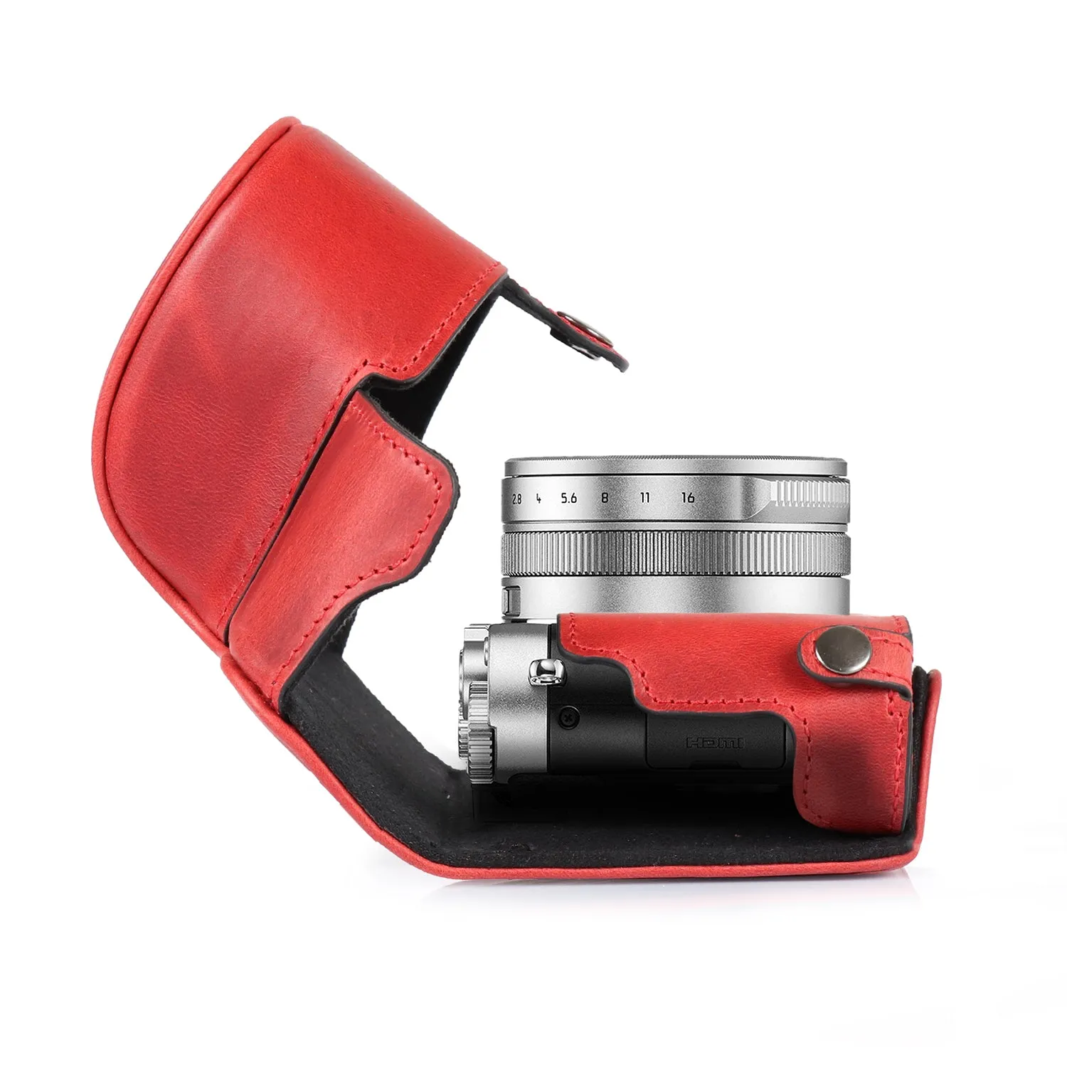 MegaGear Leica D-Lux 7 Ever Ready Top Grain Leather Camera Case and Strap