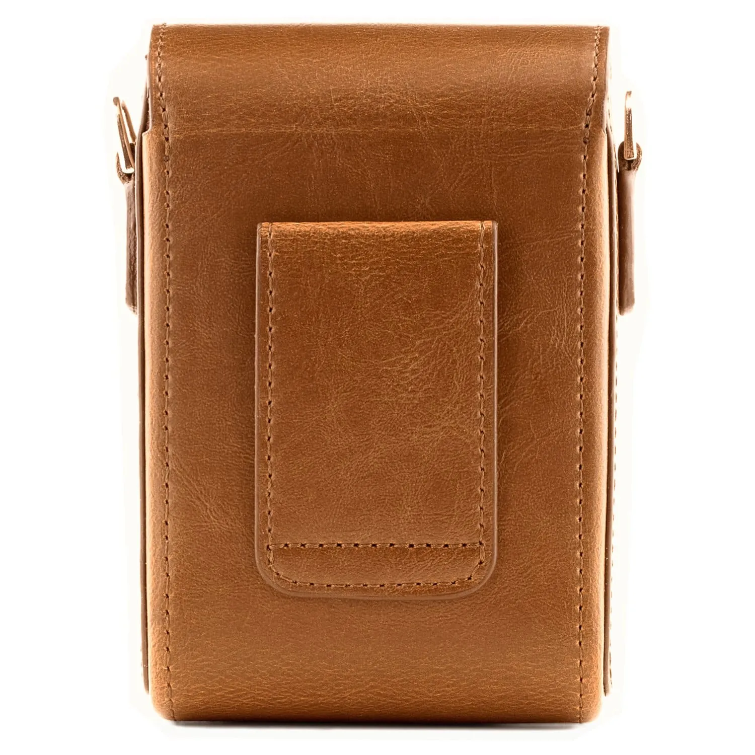 MegaGear Panasonic Lumix DC-ZS70, LX10, ZS60, ZS100, LX15, DC-TZ95, TZ90, DMC-TZ80, TZ100 Leather Camera Case with Strap