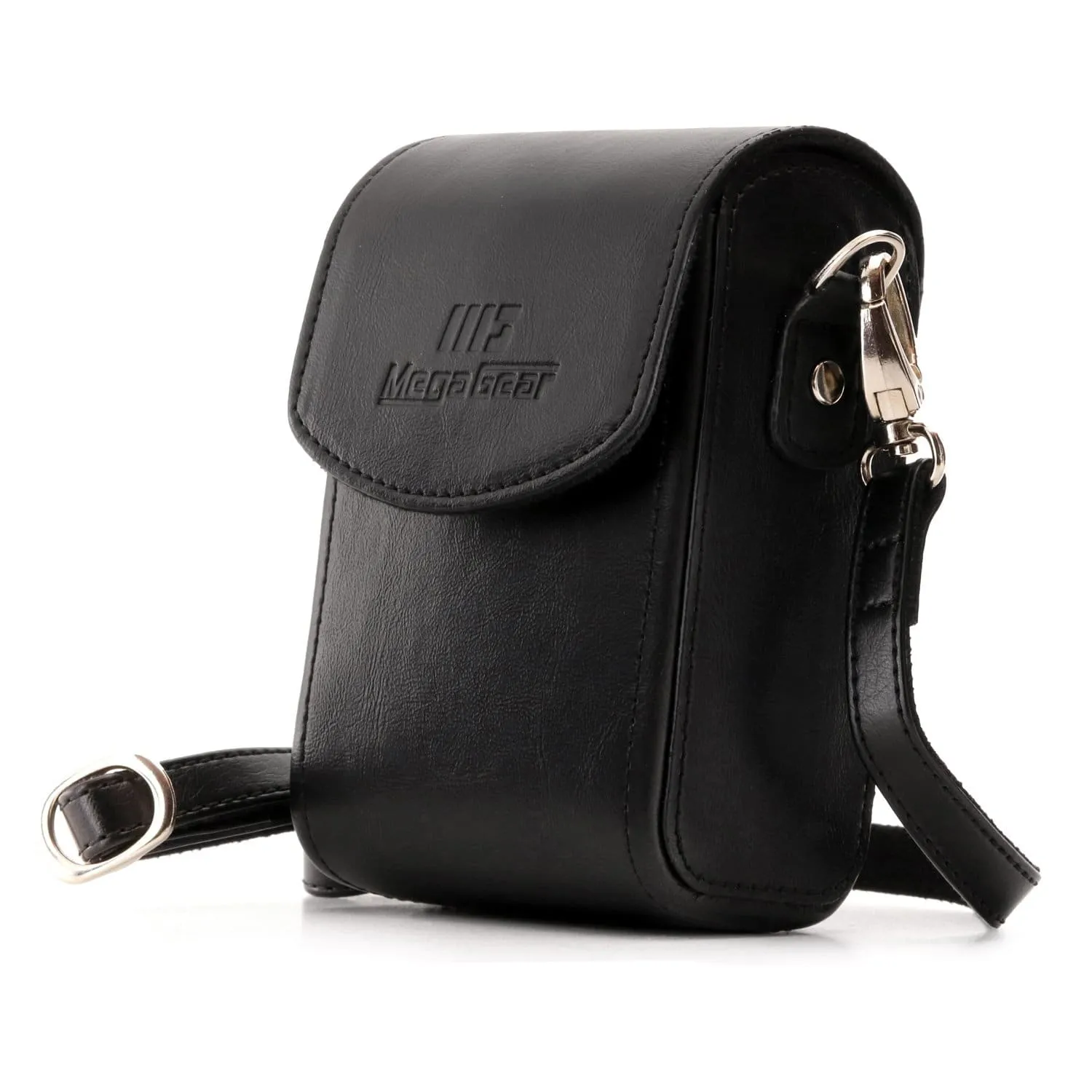 MegaGear Panasonic Lumix DC-ZS70, LX10, ZS60, ZS100, LX15, DC-TZ95, TZ90, DMC-TZ80, TZ100 Leather Camera Case with Strap