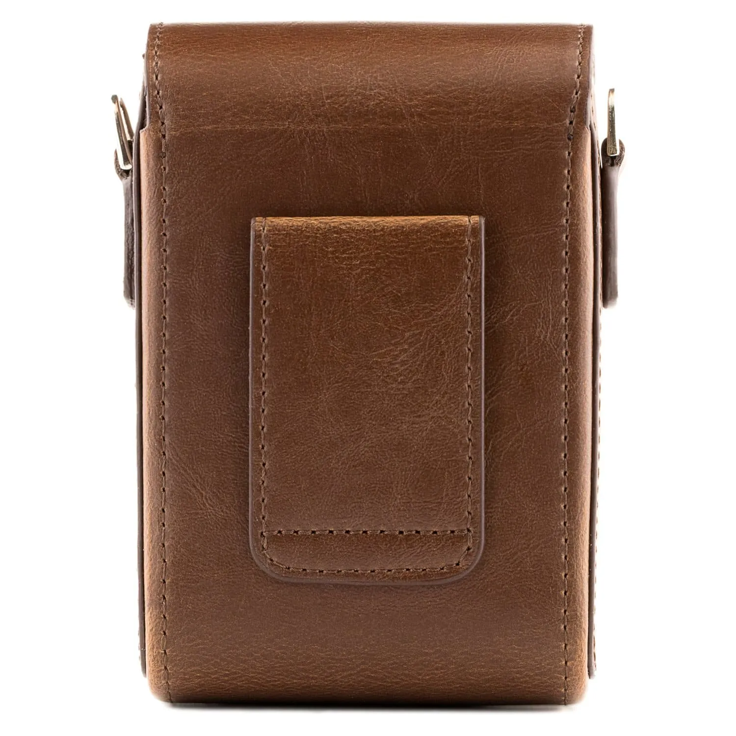 MegaGear Panasonic Lumix DC-ZS70, LX10, ZS60, ZS100, LX15, DC-TZ95, TZ90, DMC-TZ80, TZ100 Leather Camera Case with Strap