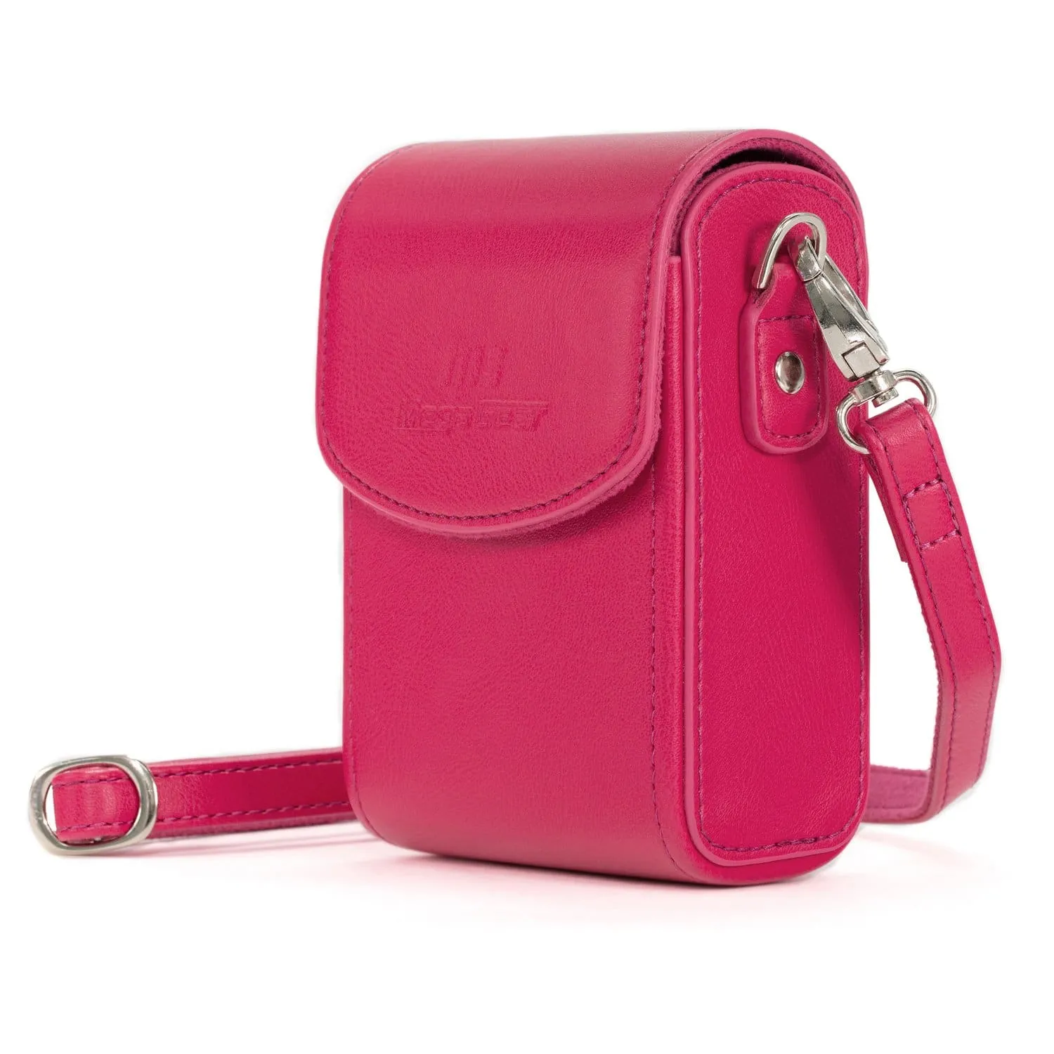 MegaGear Panasonic Lumix DC-ZS70, LX10, ZS60, ZS100, LX15, DC-TZ95, TZ90, DMC-TZ80, TZ100 Leather Camera Case with Strap