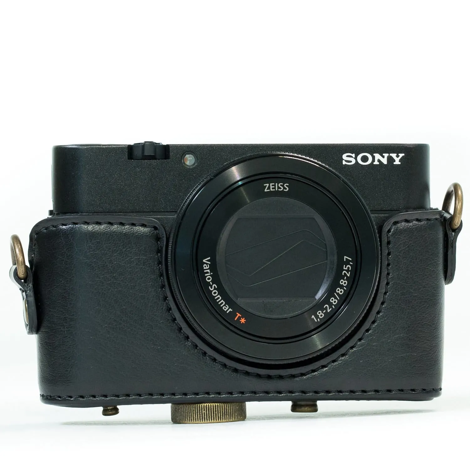 MegaGear Sony Cyber-shot DSC-HX95, DSC-HX99, DSC-HX80, DSC-HX90V Ever Ready Leather Camera Case with Strap