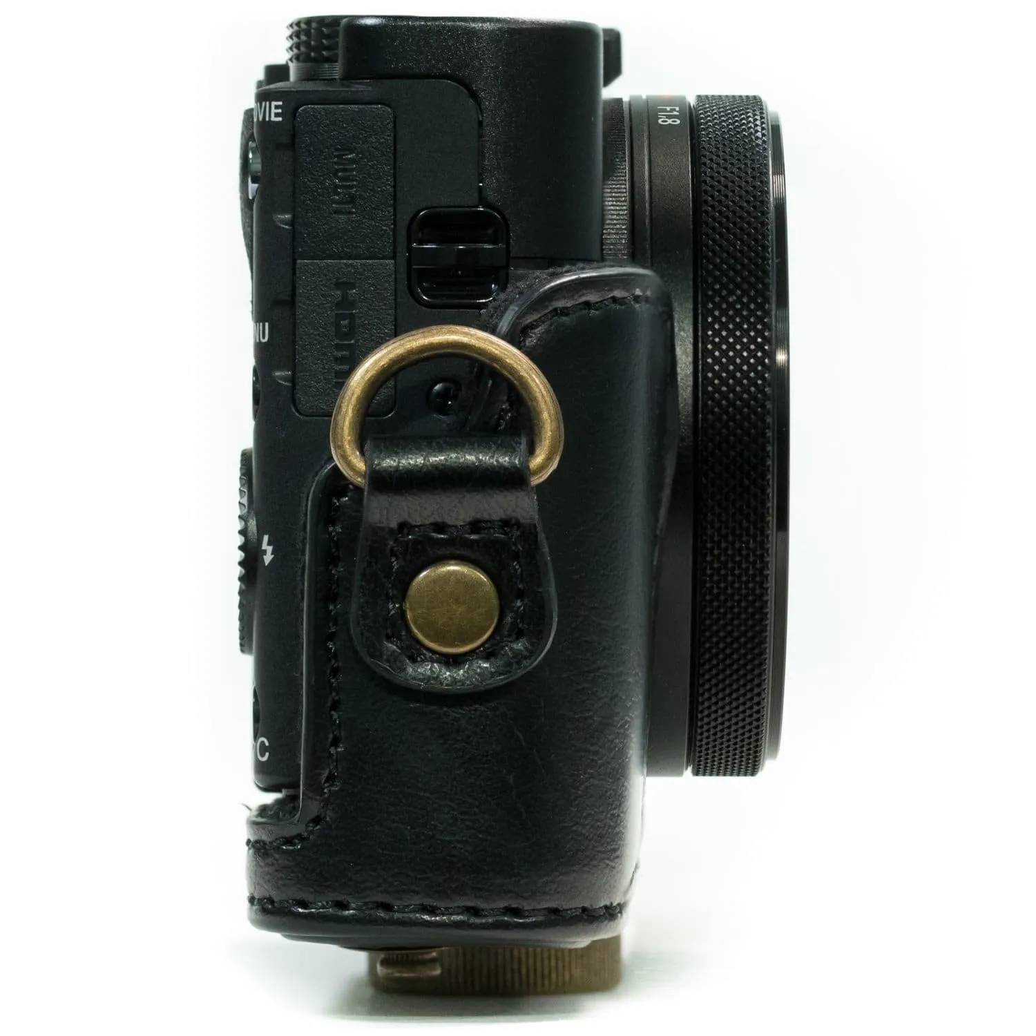 MegaGear Sony Cyber-shot DSC-HX95, DSC-HX99, DSC-HX80, DSC-HX90V Ever Ready Leather Camera Case with Strap