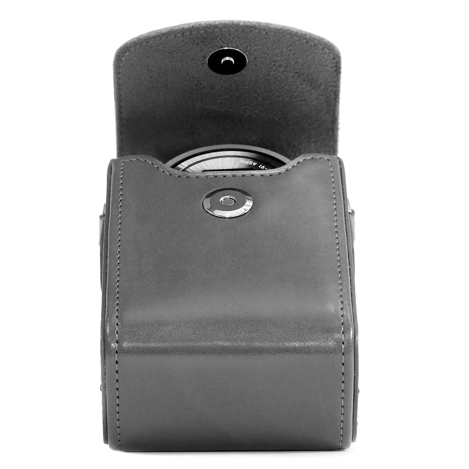 MegaGear Sony Cyber-shot DSC-RX100 VII, DSC-RX100 VI, DSC-RX100 V, DSC-RX100 IV Leather Camera Case with Strap