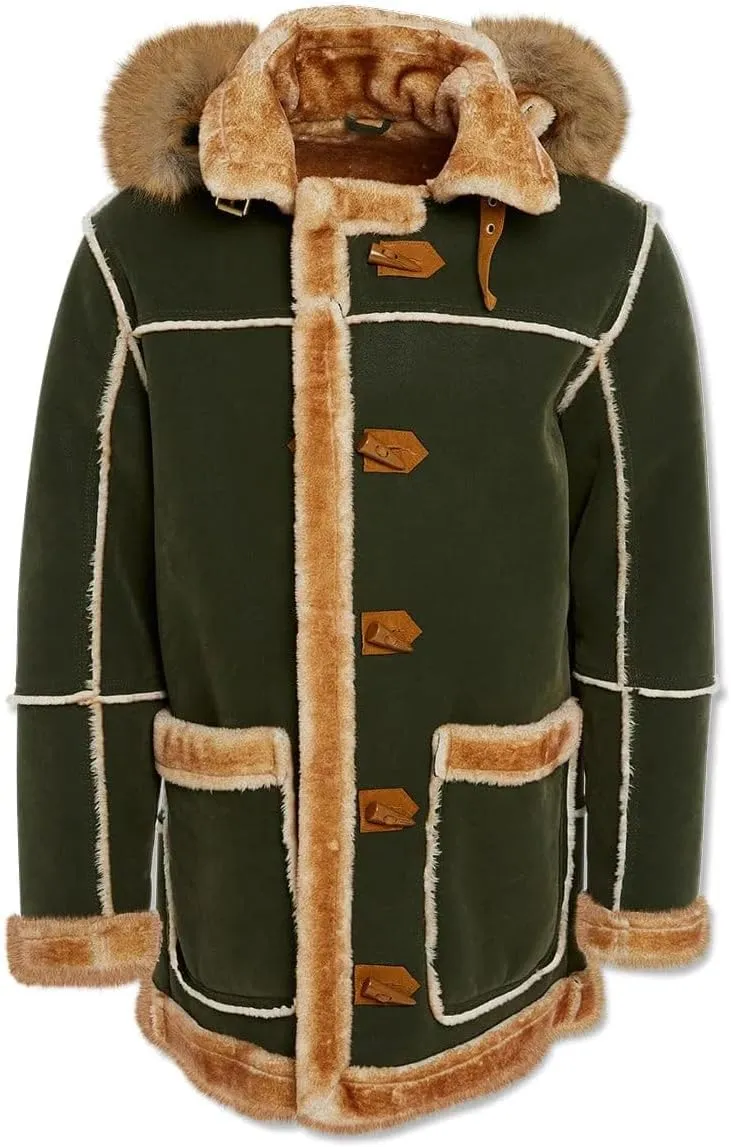 Men Denali Shearling Jackets (Cognac)