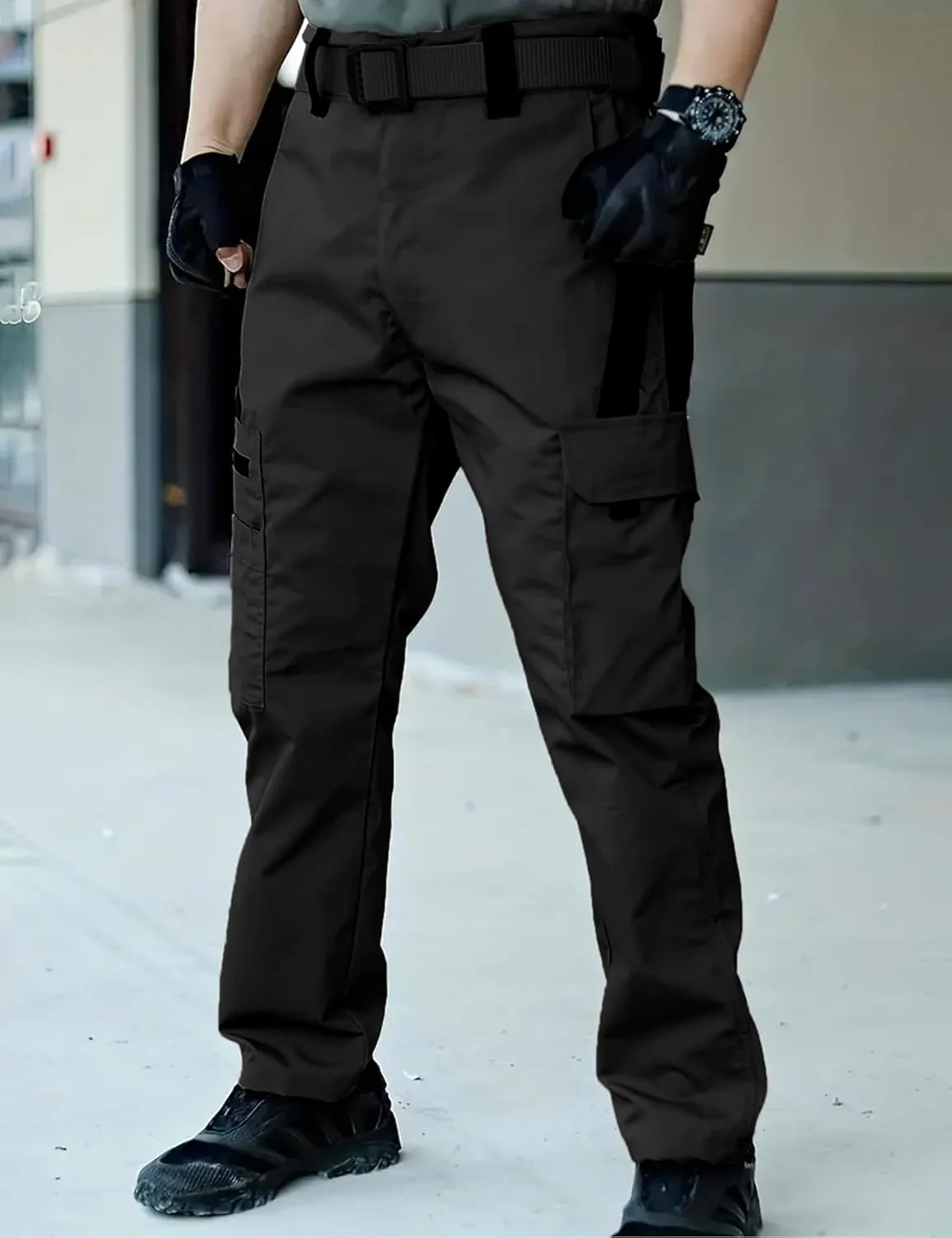 Men's Hiking Tactical Pants Lightweight Work Cargo Pants Waterproof Outdoor Trousers Pants for Men