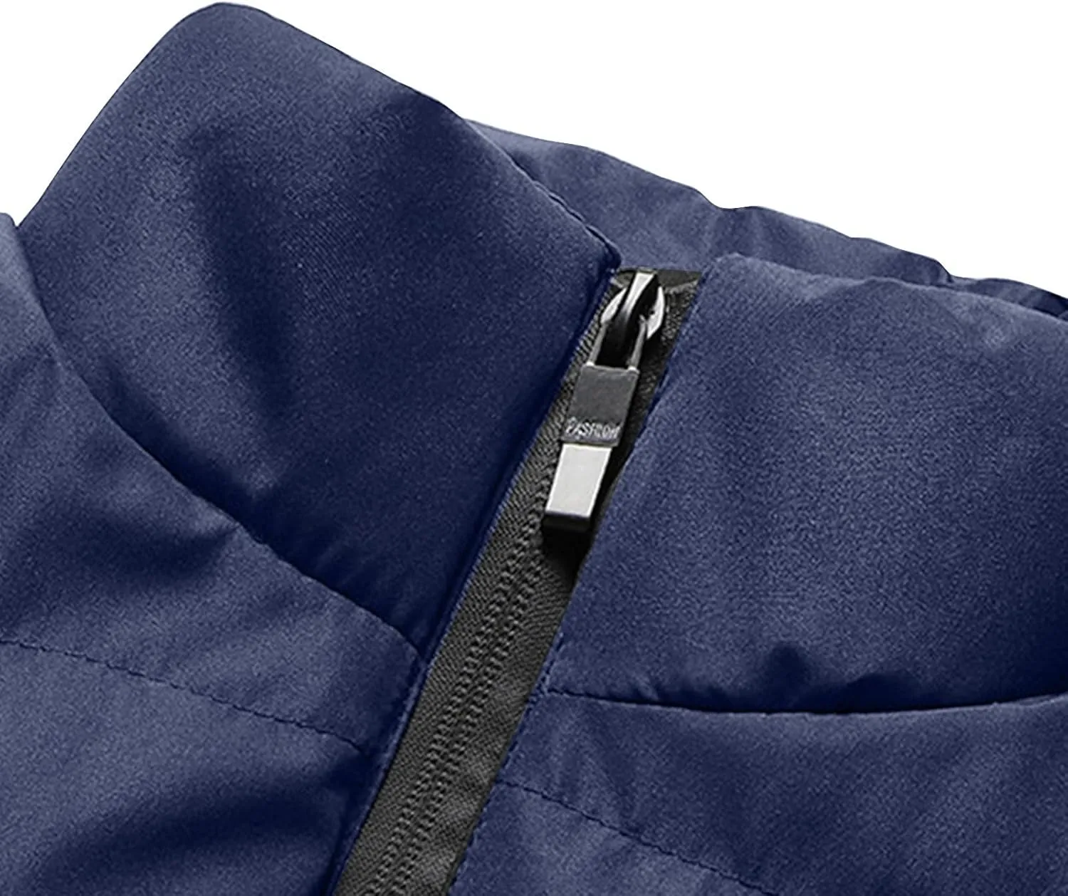 Men's Outdoor Stand Collar Jacket Vest Casual Padded Vest Coats Men's Outdoor Stand Collar Fleece Jacket Vest Coat