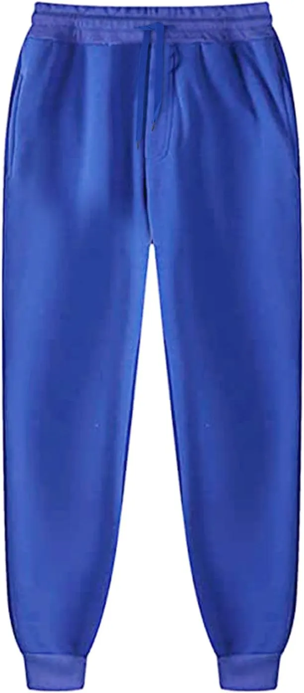 Mens Sweatpants Tapered and Color Trousers Leisure Women Solid Mens Hiking Outwork Pants Joggers Tactical Sweatpants