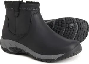Merrell Women's Encore 4 Bluff Zip Polar Boots - Waterproof, Insulated, Wide Width, (Black) (7.5)