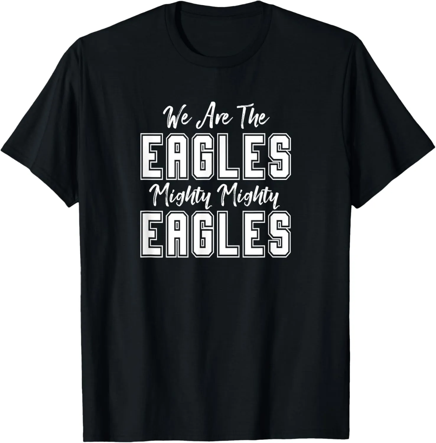 Mighty Eagles School Sports Fan Game Day Team Spirit T-Shirt