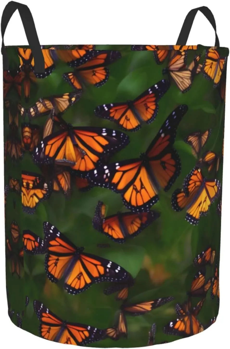 Monarch Butterflly Large Laundry Hampers, Collapsible Tall Clothes Baskets, Washing Bag For Bathroom, Bedrooms