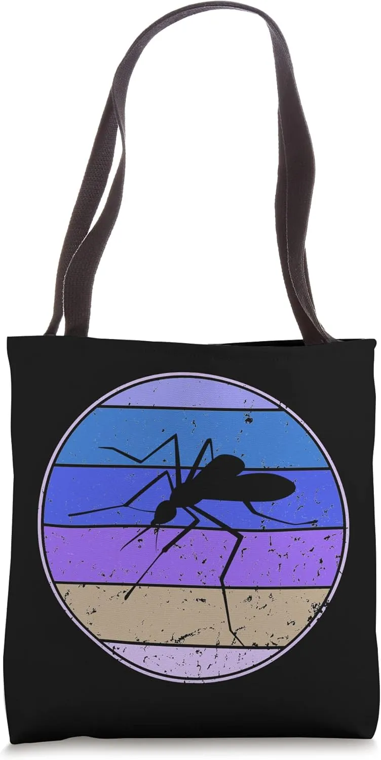 Mosquito Vintage Cool Mosquito Animal Lover 70s 80s Style Tote Bag
