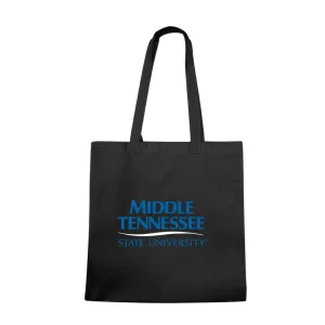 MTSU Middle Tennessee State University Blue Raiders Institutional Tote Bag
