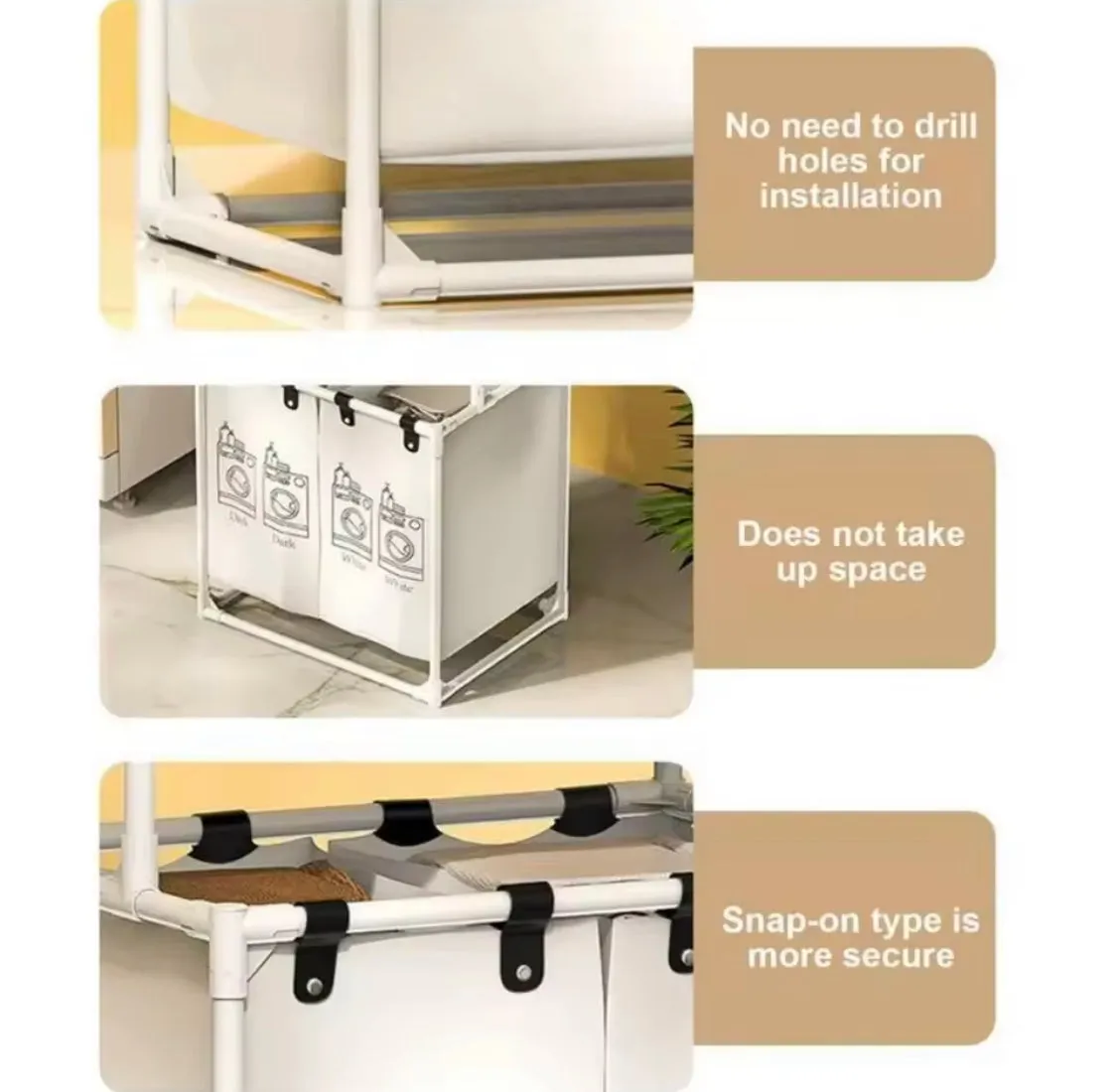 Multi Layer Large Capacity Clothes Hamper