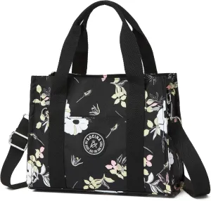 Multi-Pocket Tote Bag for Women with Zipper Lightweight Crossbody Shoulder Bag for Work Travel Nurse College Gift