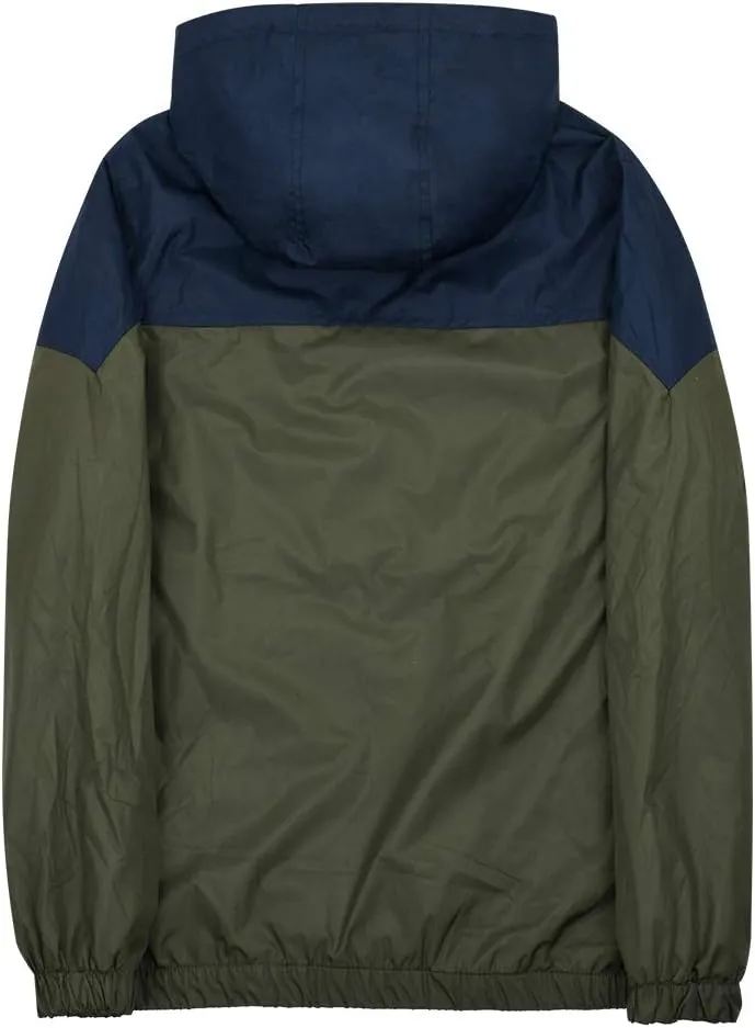 Mywu Lightweight Windbreaker Jacket Men with Mesh Lined for Hiking Travel Water Resistant Men Rain Jacket…