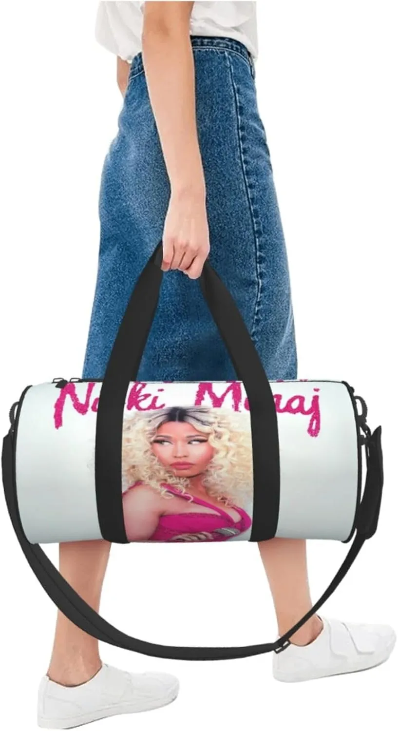 N-icki Minaj Sport Duffel Bag,Travel Duffle Bag Sports Gym Bag,Tote Weekender Bag for Women Men Business Trip