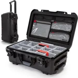 Nanuk 935 Pro Photo Kit – Waterproof Travel Camera Hard Case with Padded Dividers and Wheels, 22” x 14” x 9” - Dustproof and Impact Resistant, Airline Carry-On Approved – Black