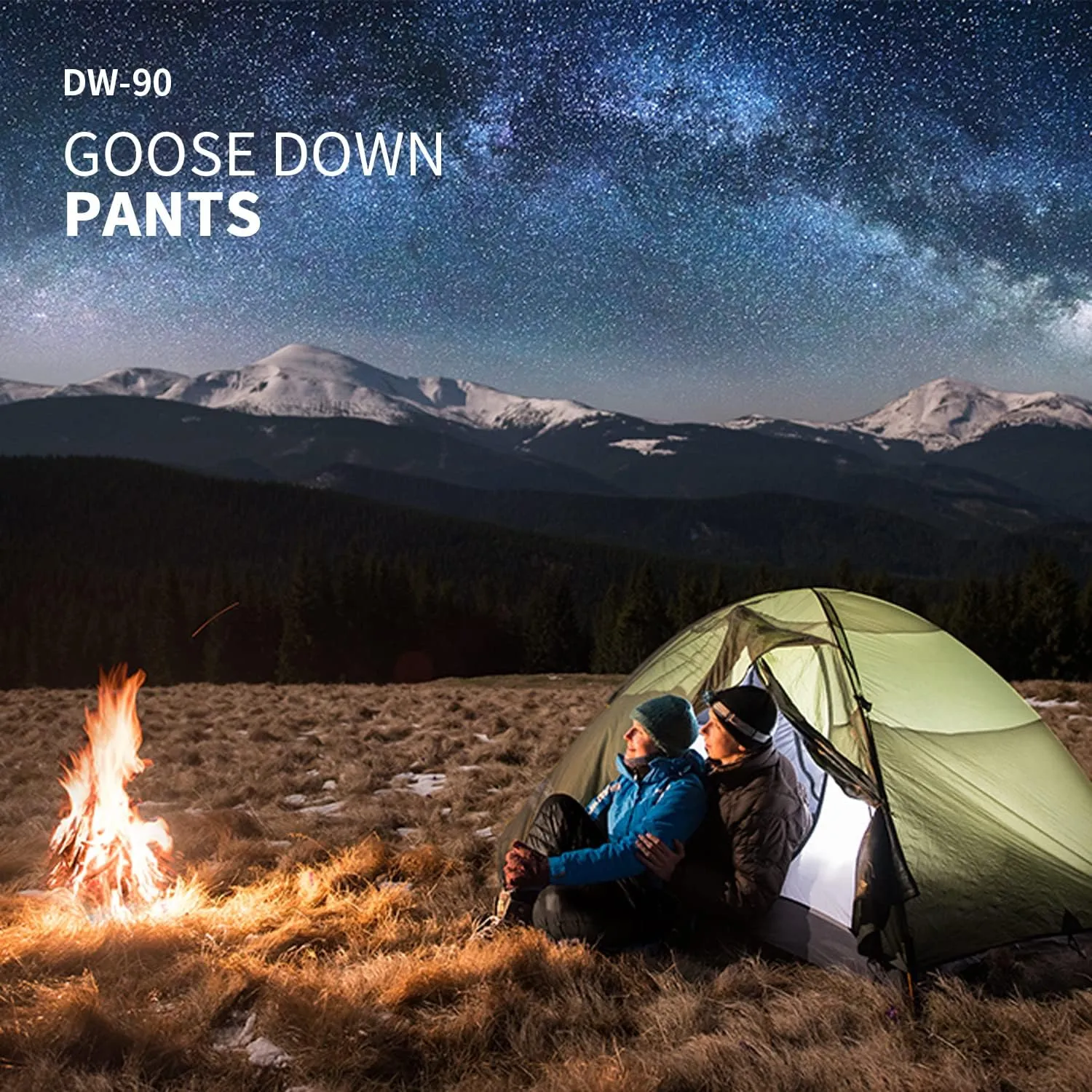 Naturehike Down Pants,Men's Women's Puffy Pants,Winter Warm Outdoor Men Women Ski Snow Pants,Camping Hiking Pants