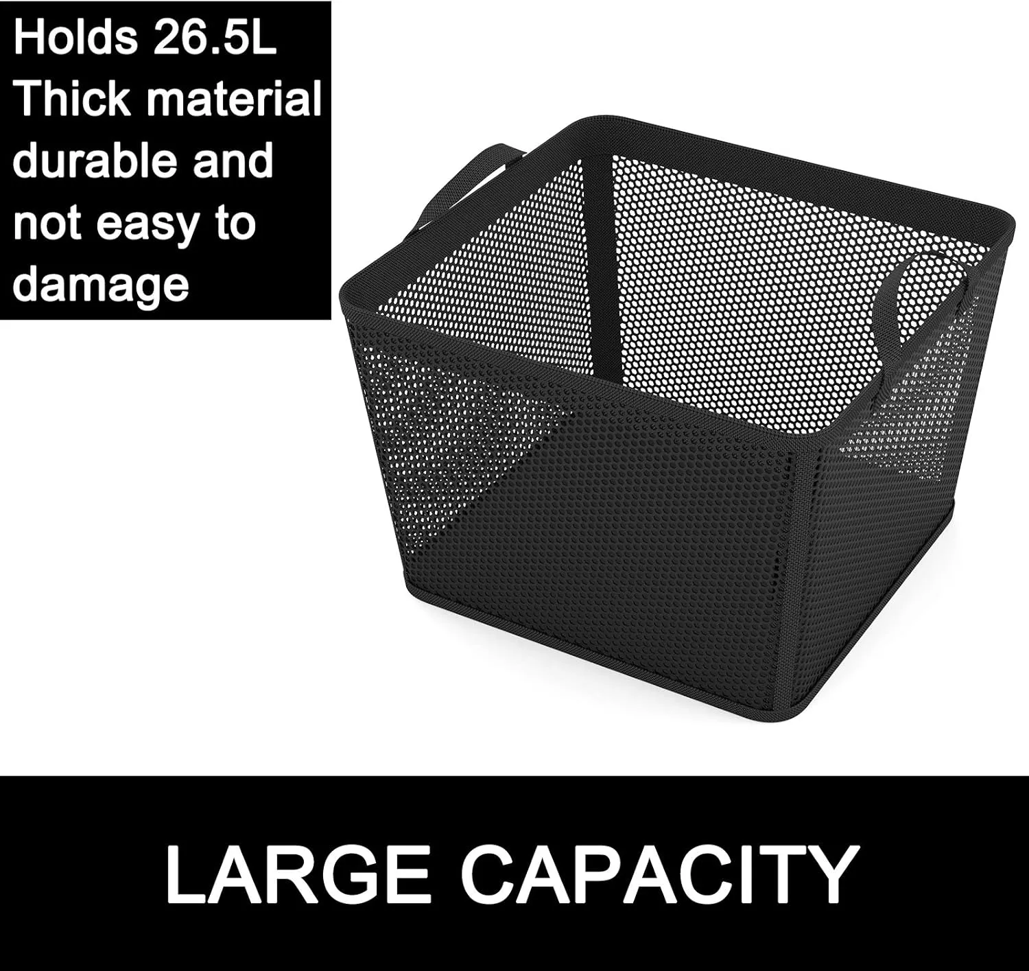 NPET 27L Laundry Basket Collapsible Laundry Hamper with PEVA Waterproof Material Clothes Bag Storage Basket Bin for Laundry,Bedroom and Domitory