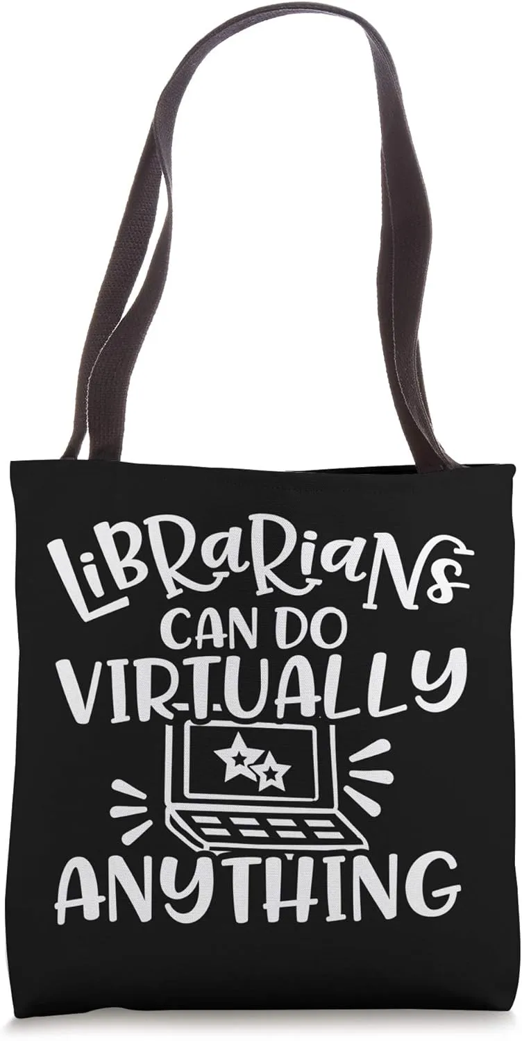 Online School - Librarians Can Do Virtually Anything Tote Bag