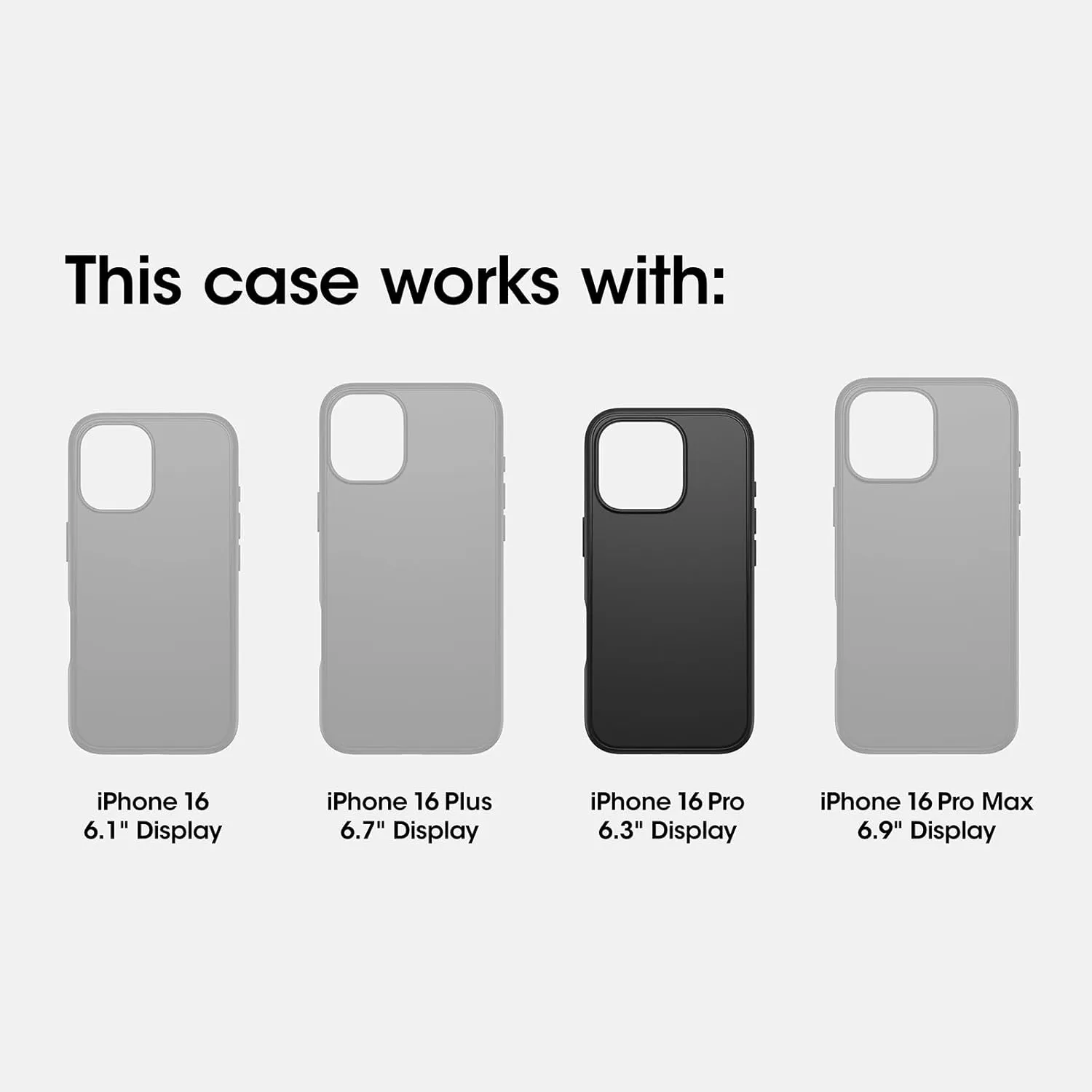 OtterBox iPhone 16 Pro Symmetry Series Soft Touch for MagSafe - Dark Echo