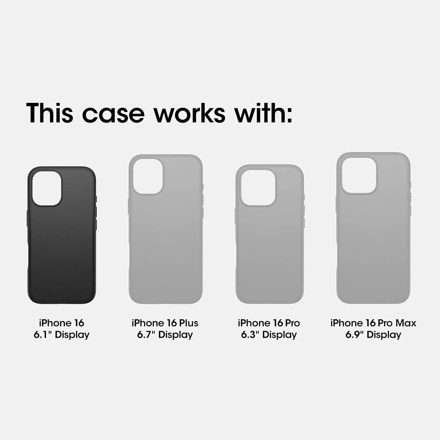 OtterBox iPhone 16 Symmetry Series Case - Black