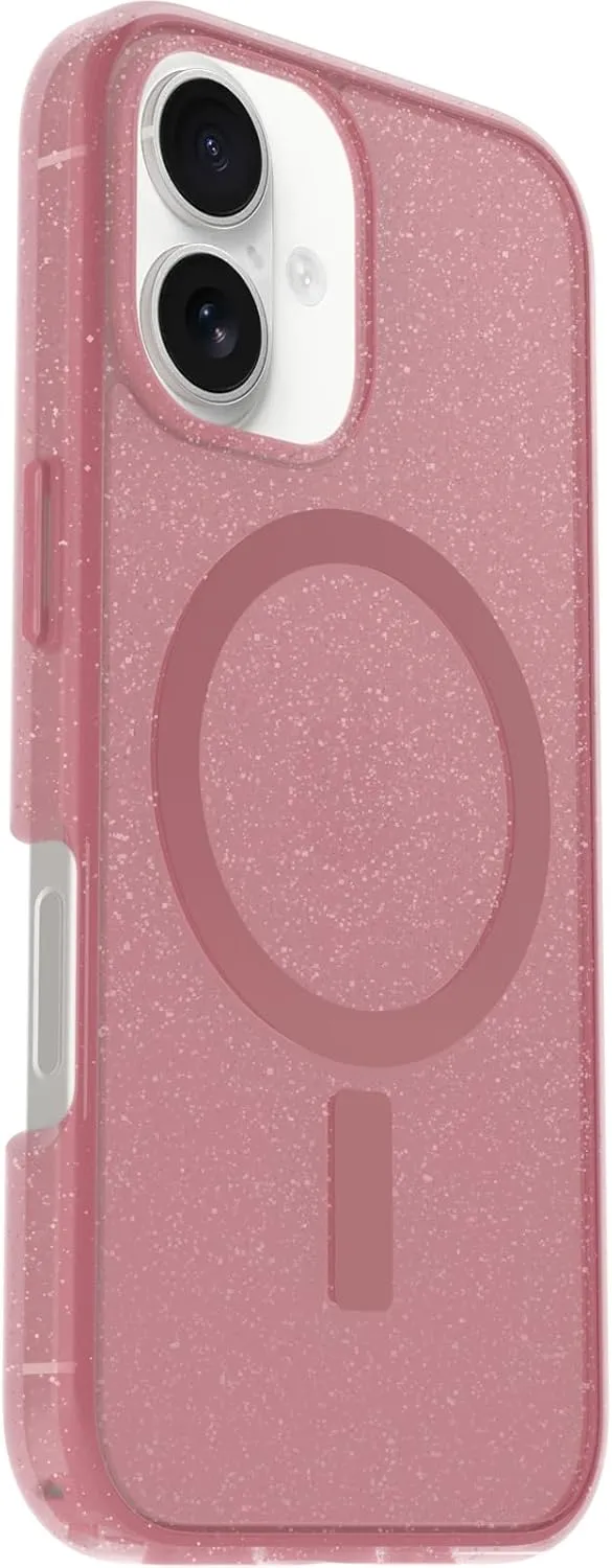 OtterBox iPhone 16 Symmetry Series Clear Case - Foxberry Pink
