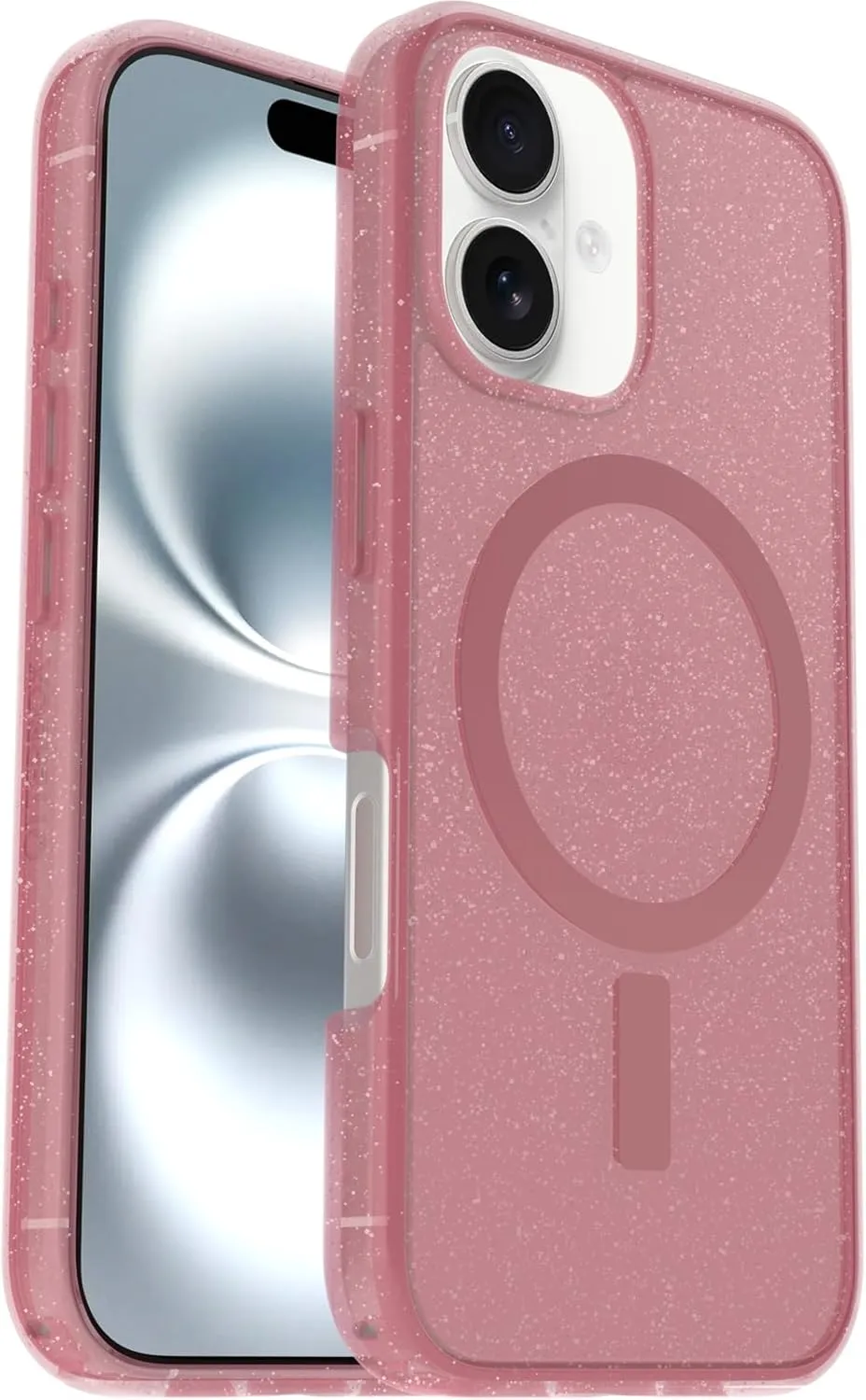 OtterBox iPhone 16 Symmetry Series Clear Case - Foxberry Pink