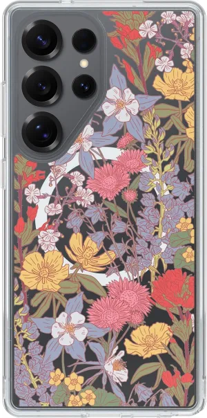 OtterBox Samsung Galaxy S25 Ultra Symmetry Series Clear Magnet Case - Wildflower