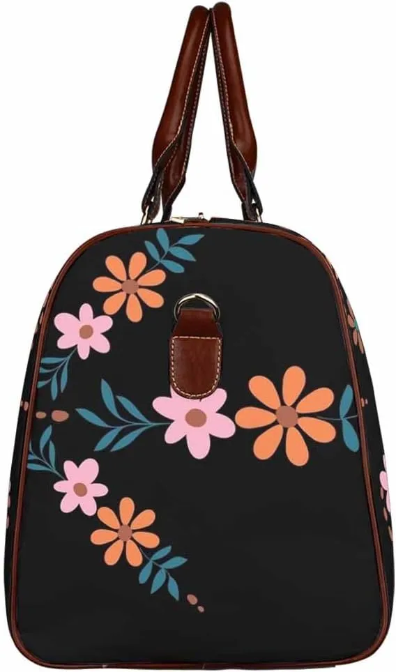Overnight Bags For Women Butterflies Wing From Small Flower Foldable Travel Duffel Bag Tote Carry On Luggage Bag(Type-7,18.62"x 8.5"x 9.65")