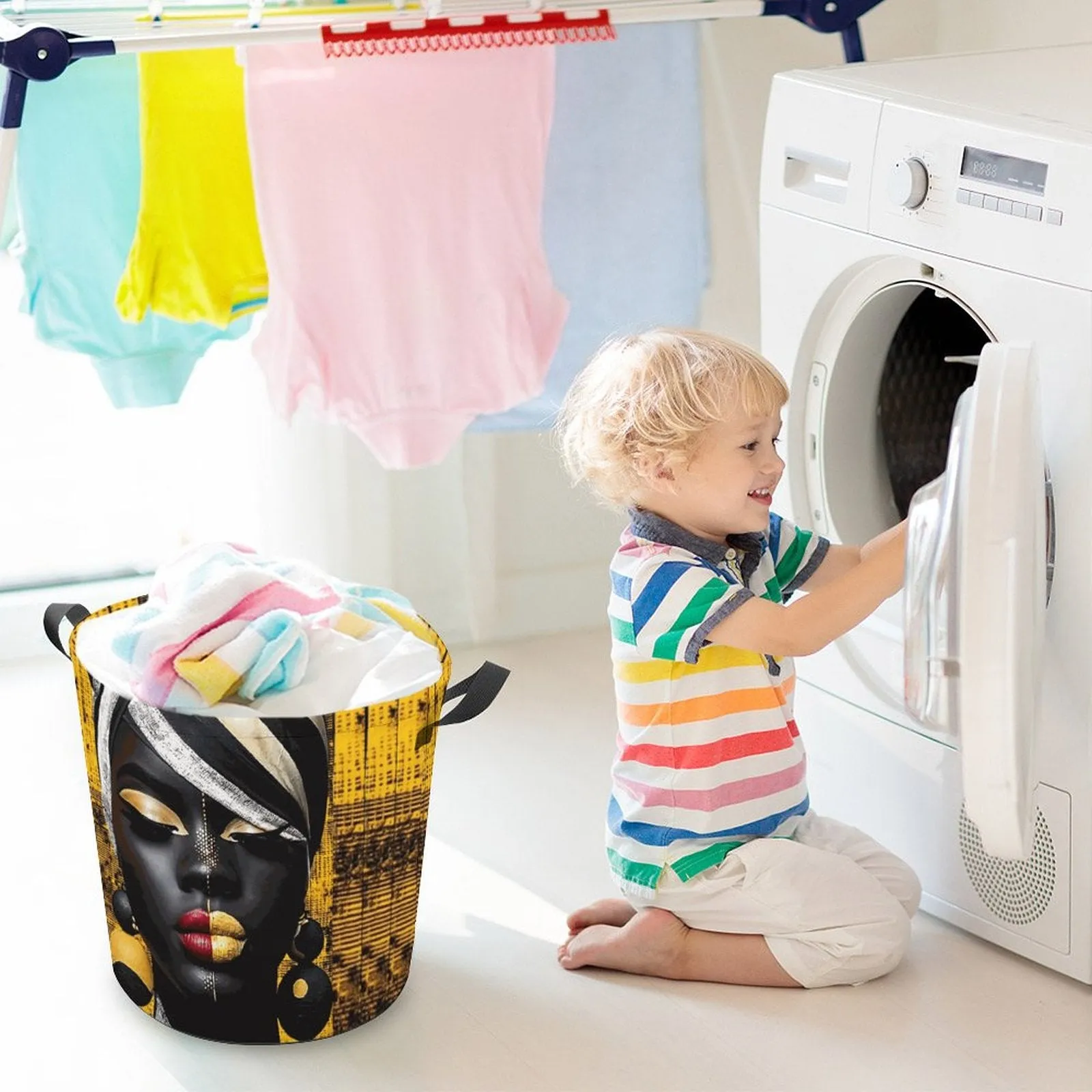 Oxford Collapsible Laundry Basket