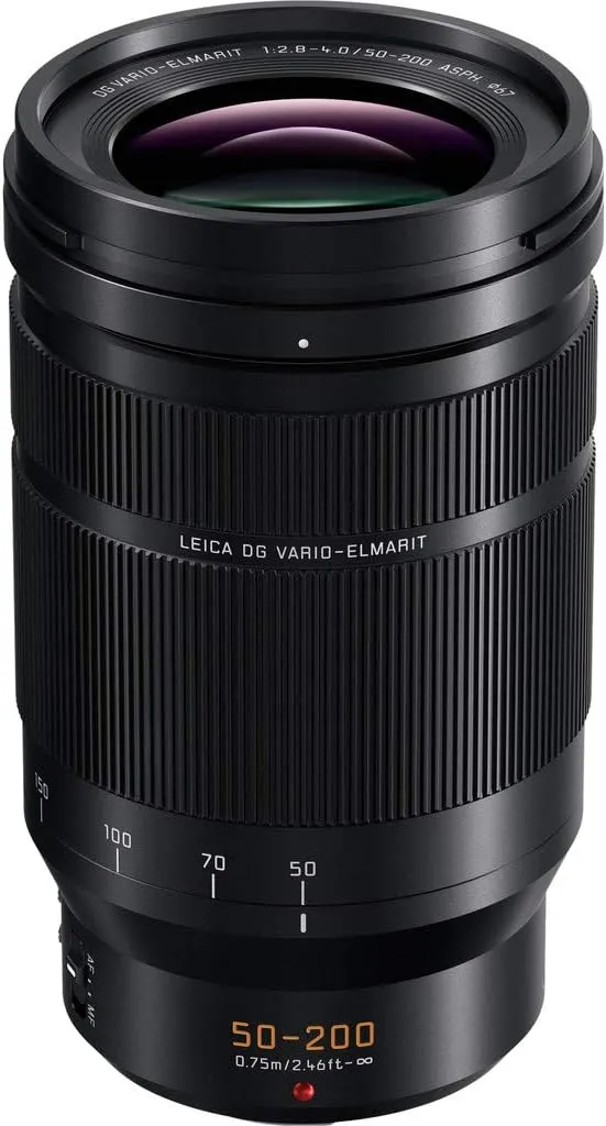 Panasonic H-ES50200 Leica DG Lens - Black