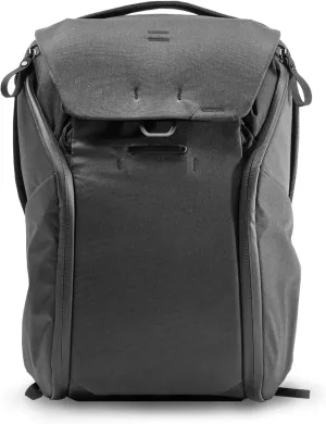 Peak Design Everyday Backpack V2 20L, Camera Bag, Laptop Backpack with Tablet Sleeves, Black (BEDB-20-BK-2)