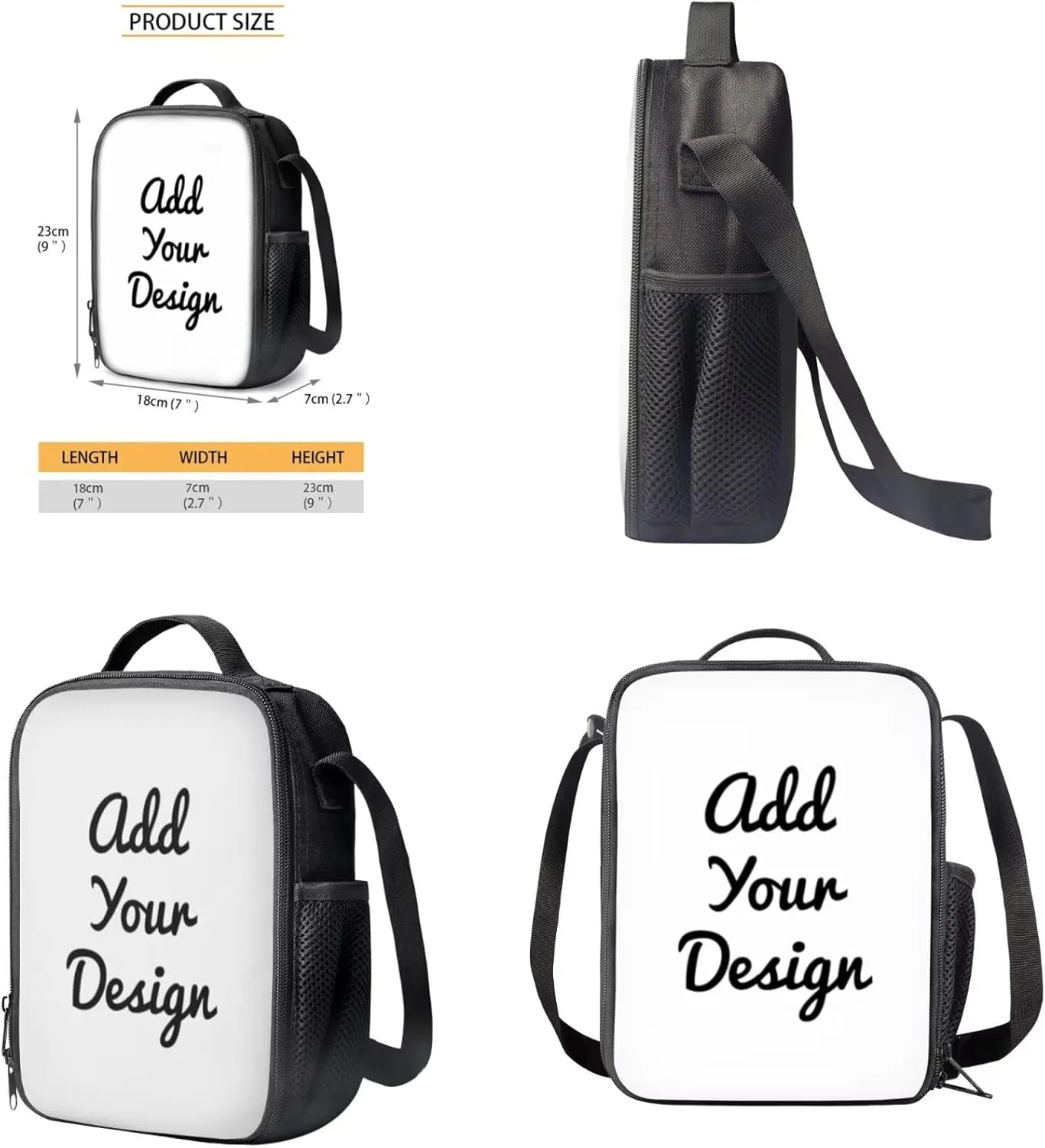 Personalized Backpack for Boys Custom Toddler Book Bag and Lunch Box Set with Name Picture 4 Pieces School Bag Set for Preschool Primary Students Travel Hiking