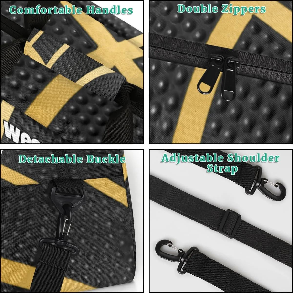 Personalized Kids Gym Bag, Custom Sport Duffel Bag, Cheerleading Dance Bag Weekender Bags Travel Duffel Bag for Boy Black Basketball