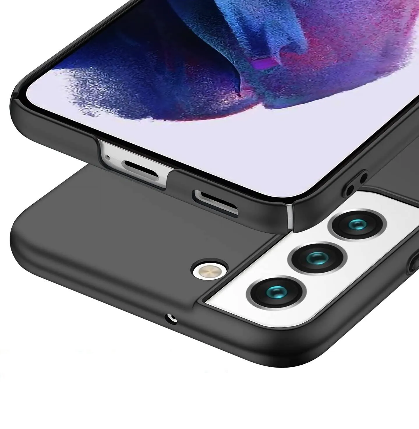 Phone Case Samsung Galaxy S23  Plus Slim Thin Hard Back Cover - Matte Black