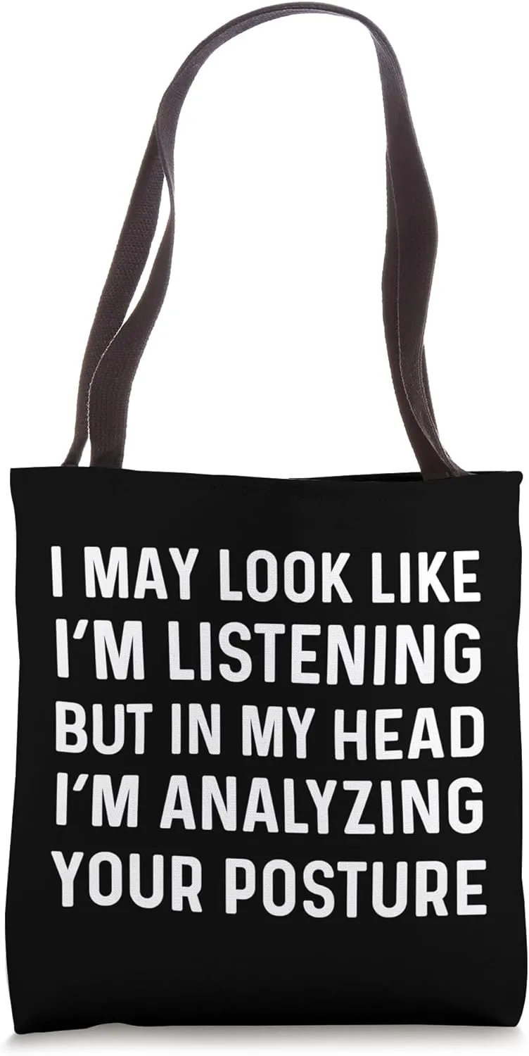 Physical Therapist PT School Graduation Posture Assessment Tote Bag