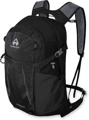 Pioneer Camp Hiking Backpack 22L Small Hiking Hydration Gear Lightweight Camping Backpack Travel Daypack for Women Men Outdoor Bag for Biking Climbing(Black;22L)
