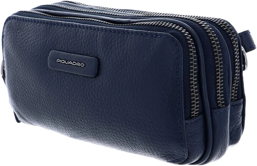 Piquadro Modus Special Pencil Cases, 20 Centimeters, Blue (Blu), 20 centimeters, Pencil Cases